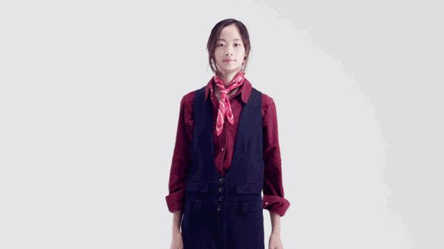 懒人小方巾的系法,年轻人小方巾的各种系法冬季