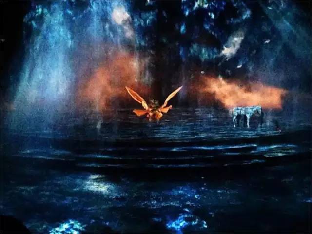 鱼游白沙洲,万达电影乐园汉秀双骄亮灯