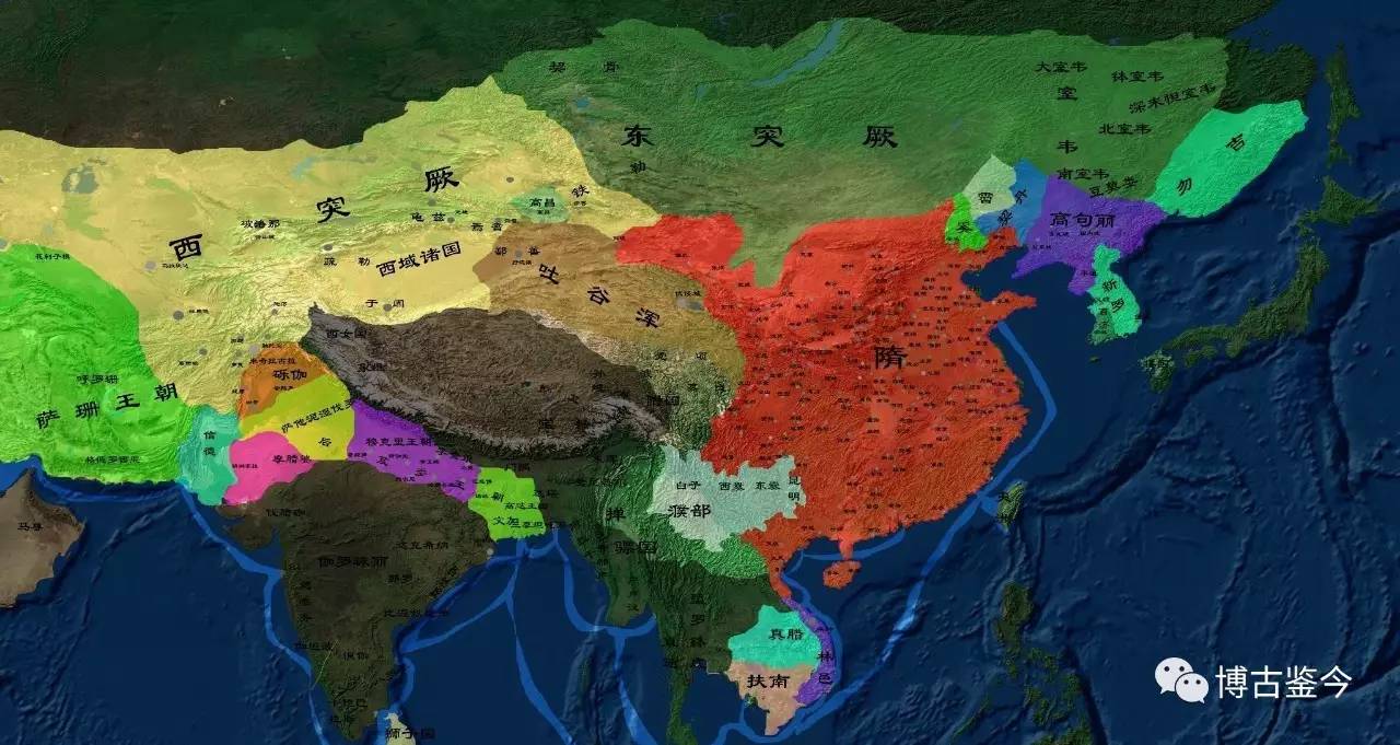 隋唐到建国后的长安史,隋朝与长安有关的故事