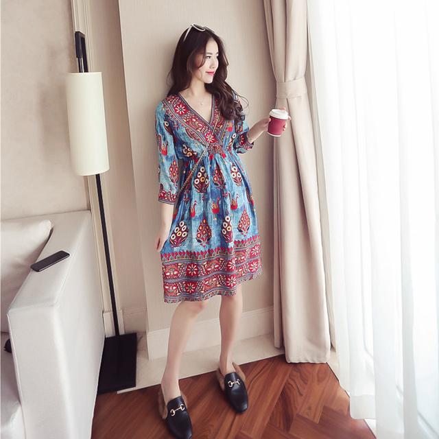 碎花棉麻连衣裙大码200斤,高档碎花棉麻连衣裙中老年款