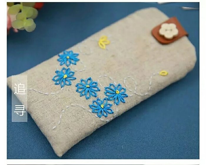 文艺九零后美女,九零后美女做手工刺绣