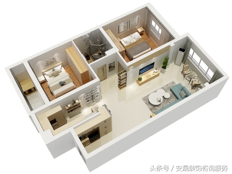 长春高新区装修全案设计案例,长春家装设计师案例