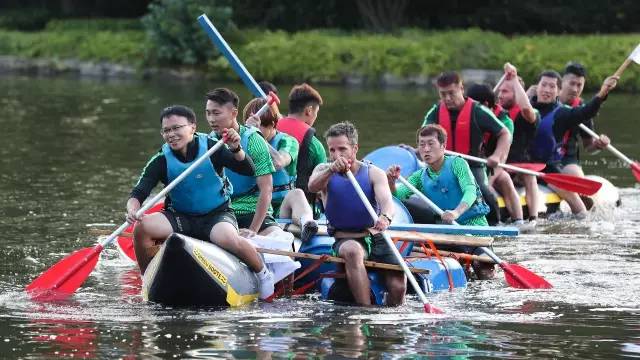 自制皮划艇比赛,海外旅行日记2