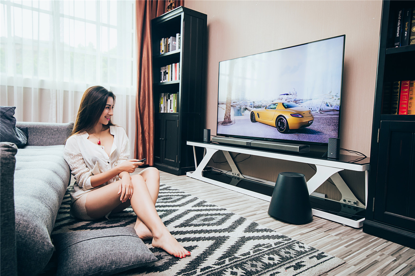 可以切西瓜的小米电视465英寸体验