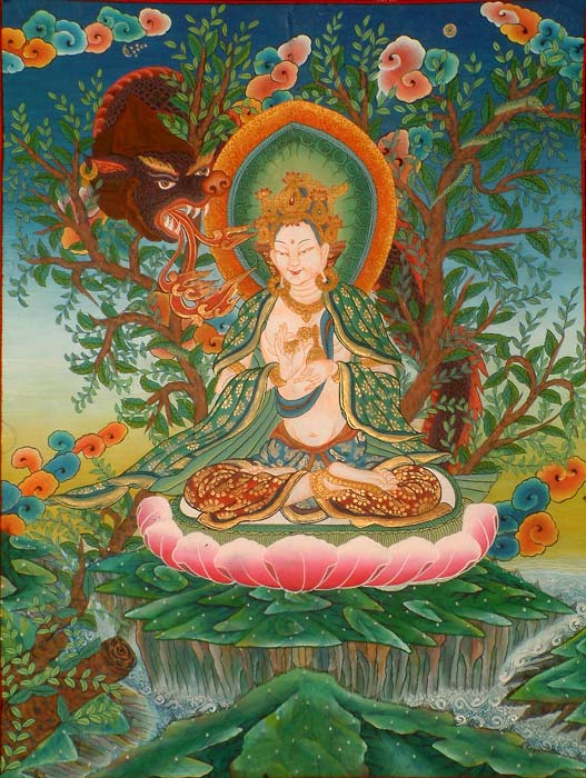 唐卡藏文化艺术品欣赏,精美的西藏唐卡艺术欣赏