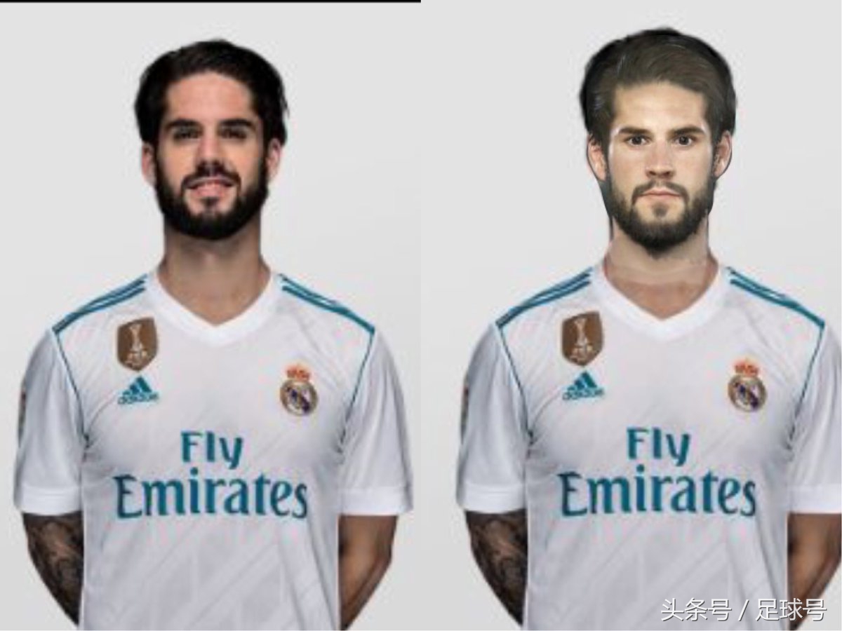 pes2018罗纳尔多脸型,pes2018维尼修斯脸型