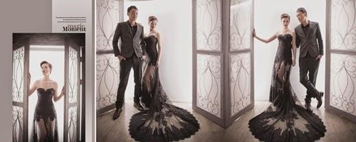 黑婚纱也很美,抖音最火黑婚纱新娘图片