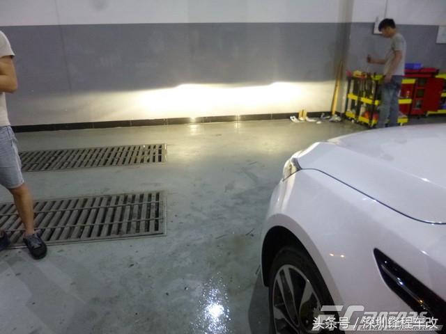 全新起亚K5升级海拉6双光透镜，飞利浦灯泡，提升夜间行车安全