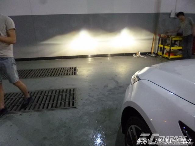 全新起亚K5升级海拉6双光透镜，飞利浦灯泡，提升夜间行车安全