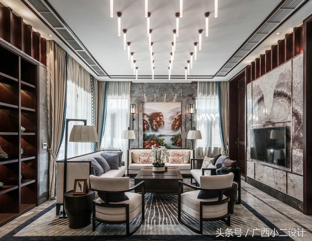 2023平方室内装修效果图,298平米四室两厅装修效果图