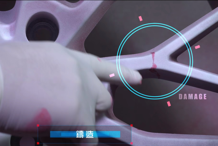 锻造轮毂和旋压轮毂真实测试,锻造轮毂强度测试