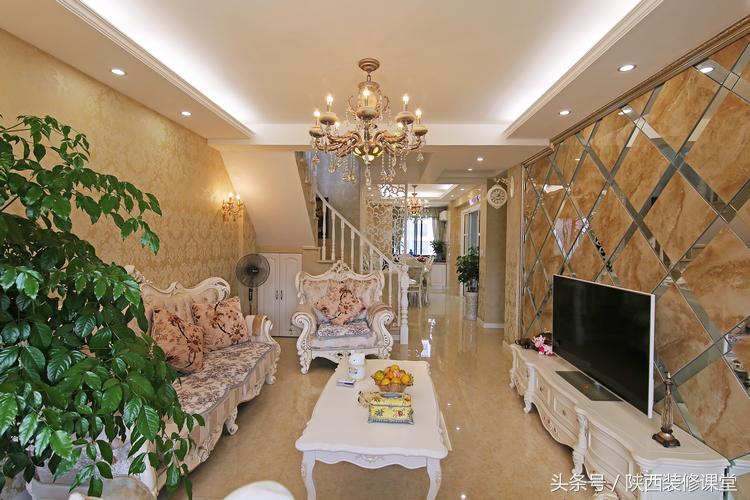 120平3室2厅2卫简欧,117平米3室2厅2卫装修全屋15万