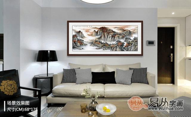 十幅适合挂客厅的画,必画极简客厅装饰画