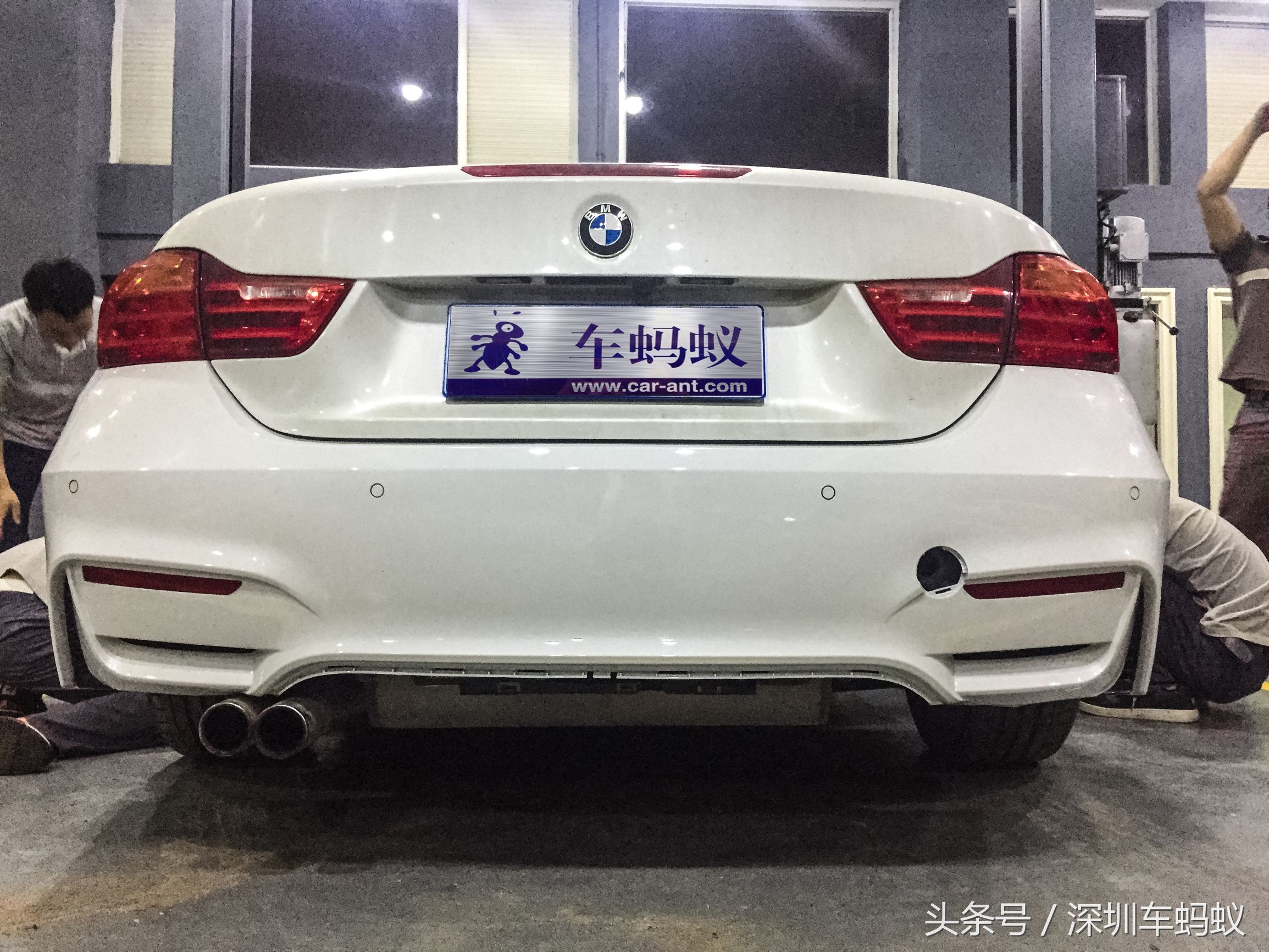 宝马4系敞篷改装街拍,新款宝马4系敞篷升级m4前脸