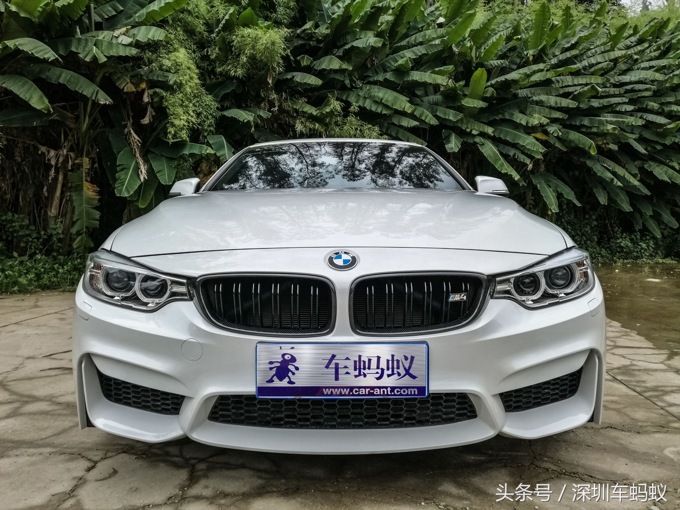 宝马4系敞篷改装街拍,新款宝马4系敞篷升级m4前脸