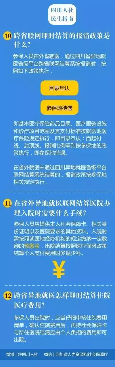 全国跨省异地就医医院目录,四川6家医院