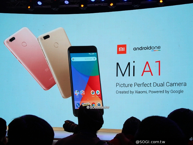 AndroidOne手机小米A1印度发表