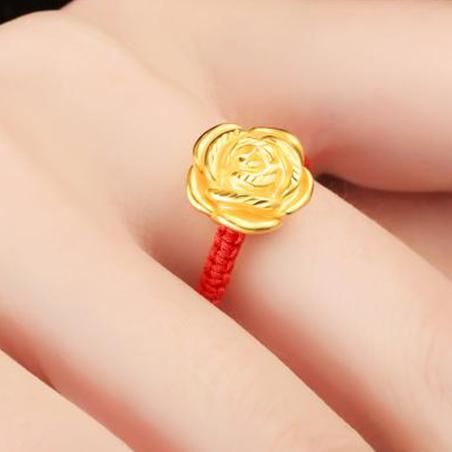 黄金戒指手链一体,比较流行的黄金戒指