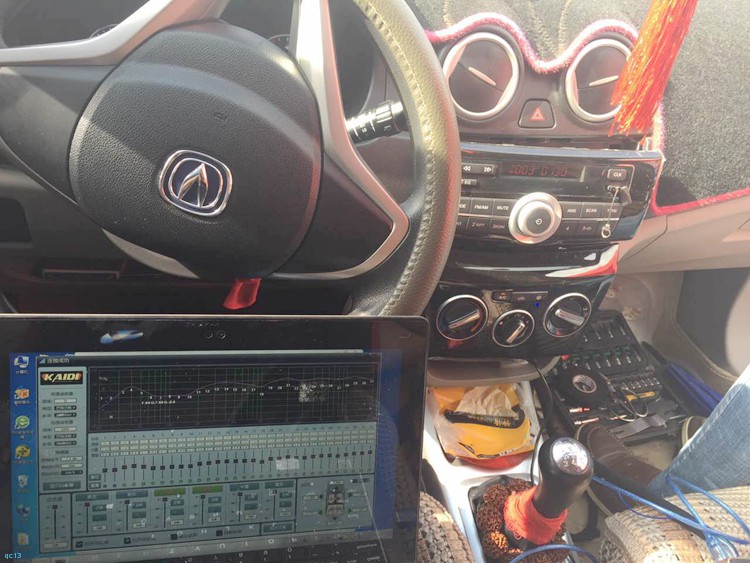 音响这样改更好听：长安悦翔V3音响改装凯笛D2S！昆明雄鹰汽车