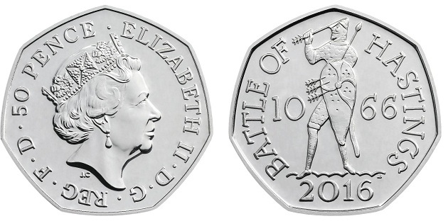 英国黄金徽章,英国钱币是什么图案