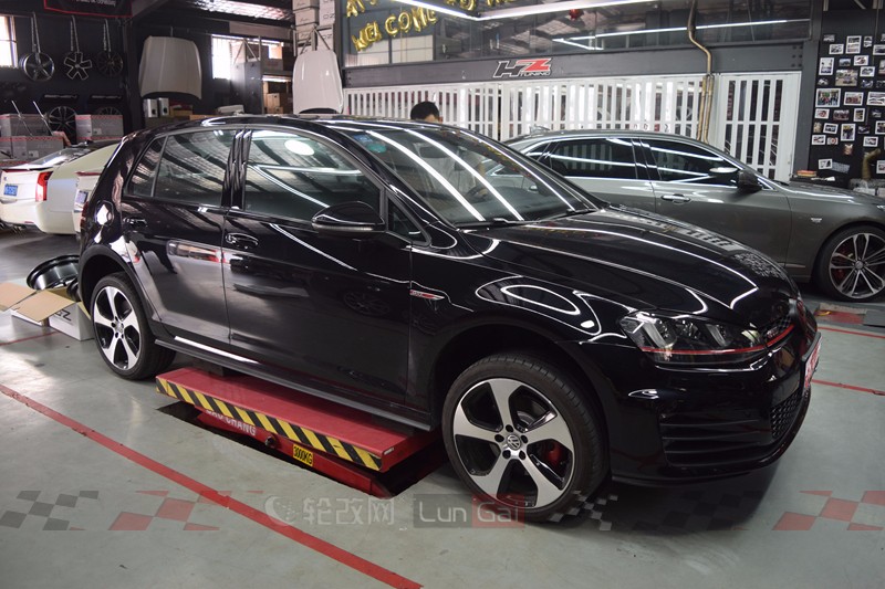 大众高尔夫7.5代gti改装,高尔夫7.5代gti19寸轮毂