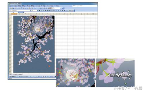 日本大神用excel作画,日本人用excel表格画画图
