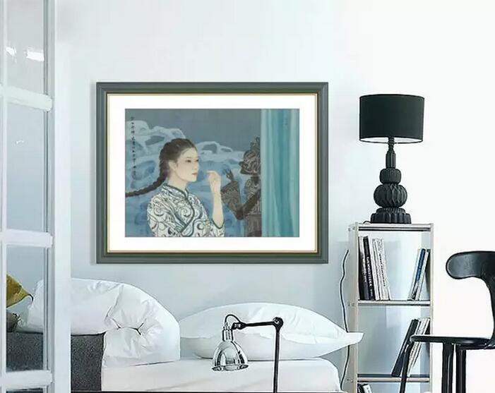 干挂的墙壁如何挂装饰画,家里装饰画怎么挂有讲究吗