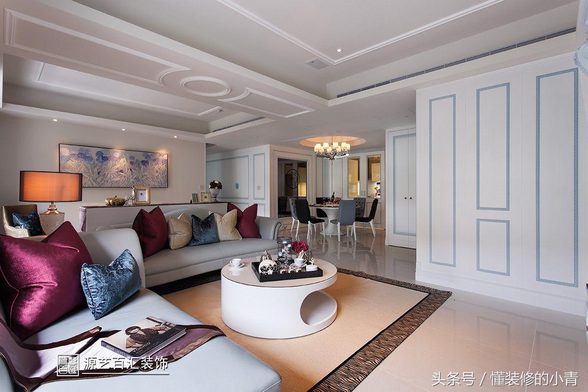 太原国雅城装修效果图,国雅城139平装修