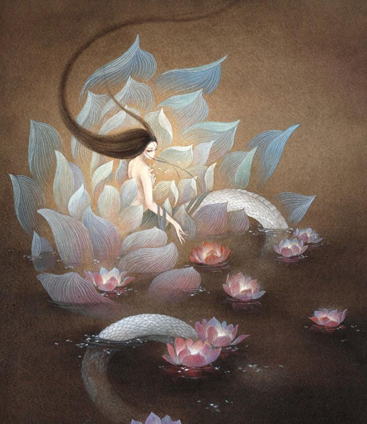 中国百鬼画作,一双巧手作画