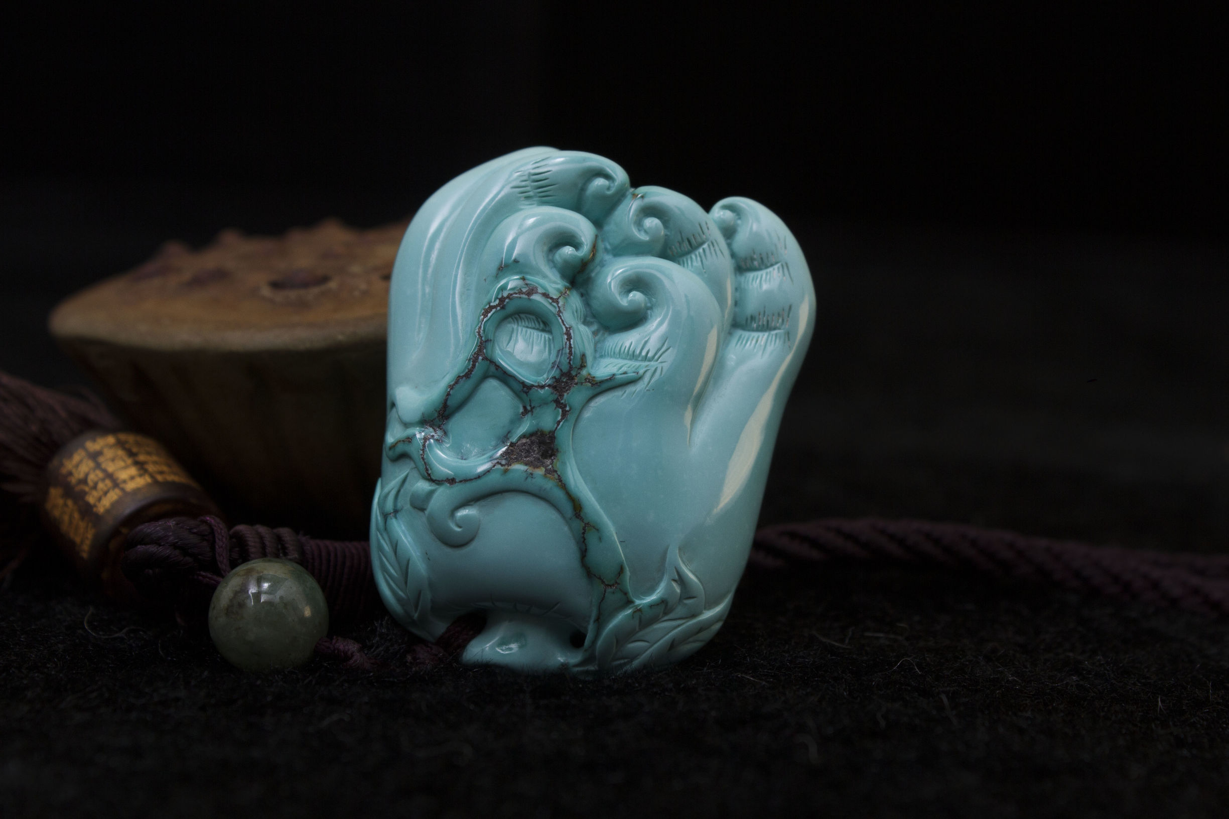 娜姐说文玩视频,为什么绿松石盘玩后有冰裂