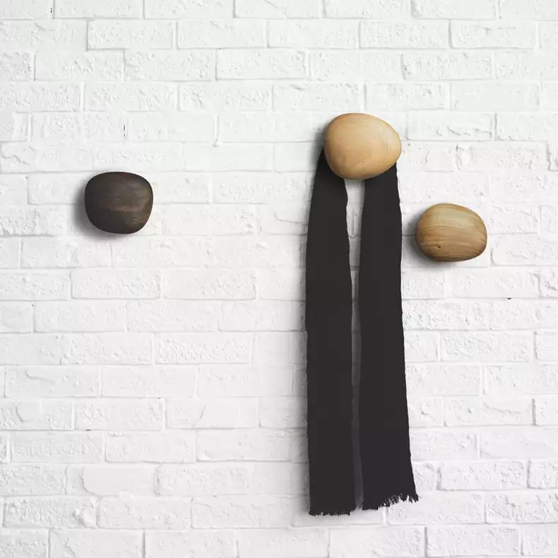 实木衣帽架摆放效果图,实木家用落地式衣帽架超强收纳