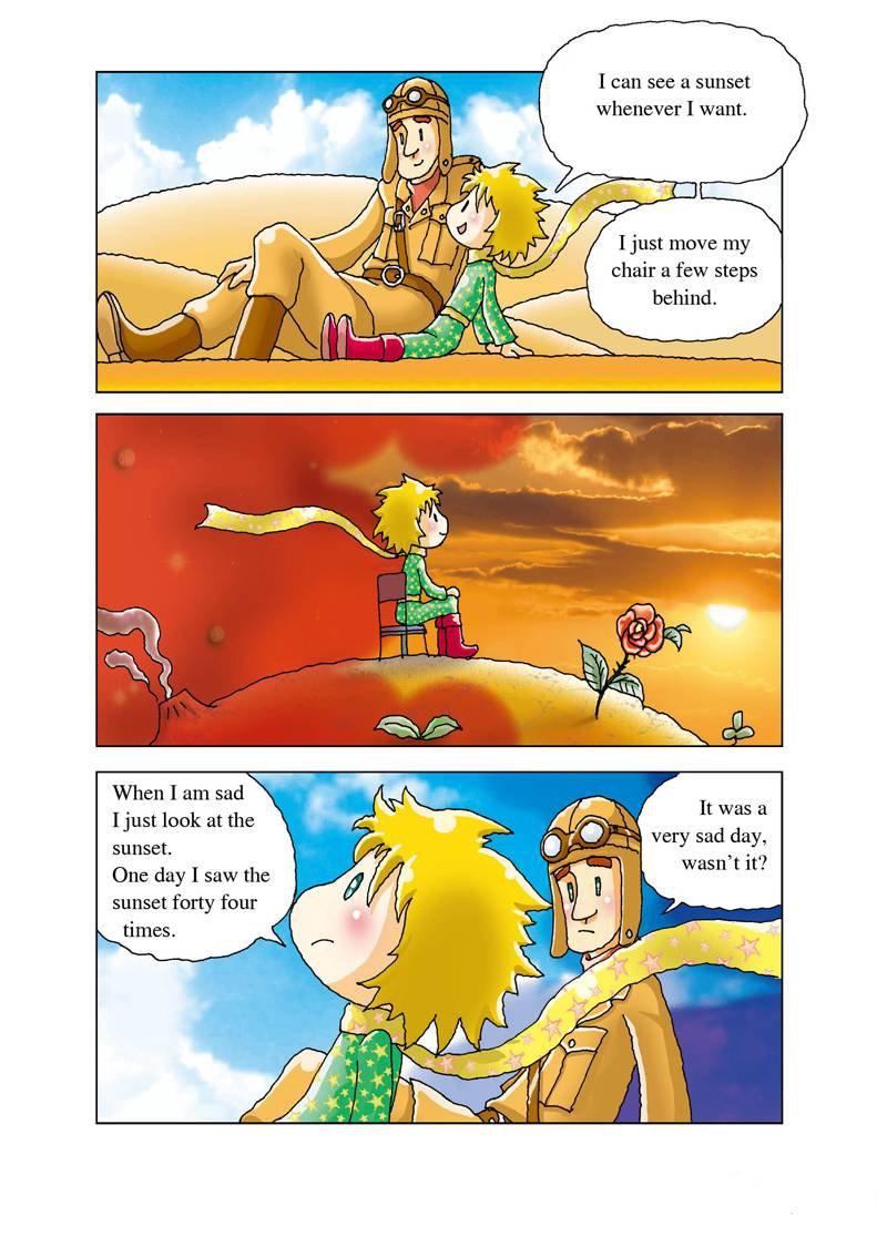 中英文对照本漫画版小王子,小王子图书漫画版