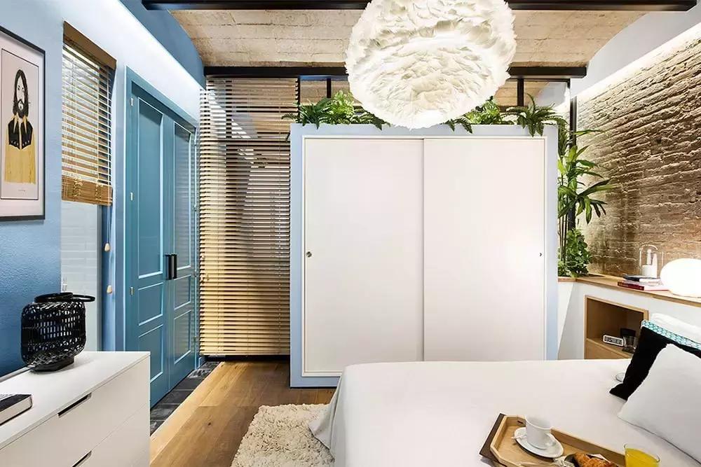 室内设计丨40平地中海风格的巴塞罗那海边度假小屋