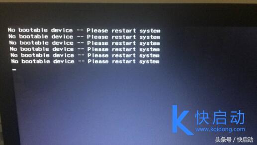 閲嶈绯荤粺鏄剧ずnobootabledevice,瀹夎绯荤粺鏄剧ずnobootabledevice