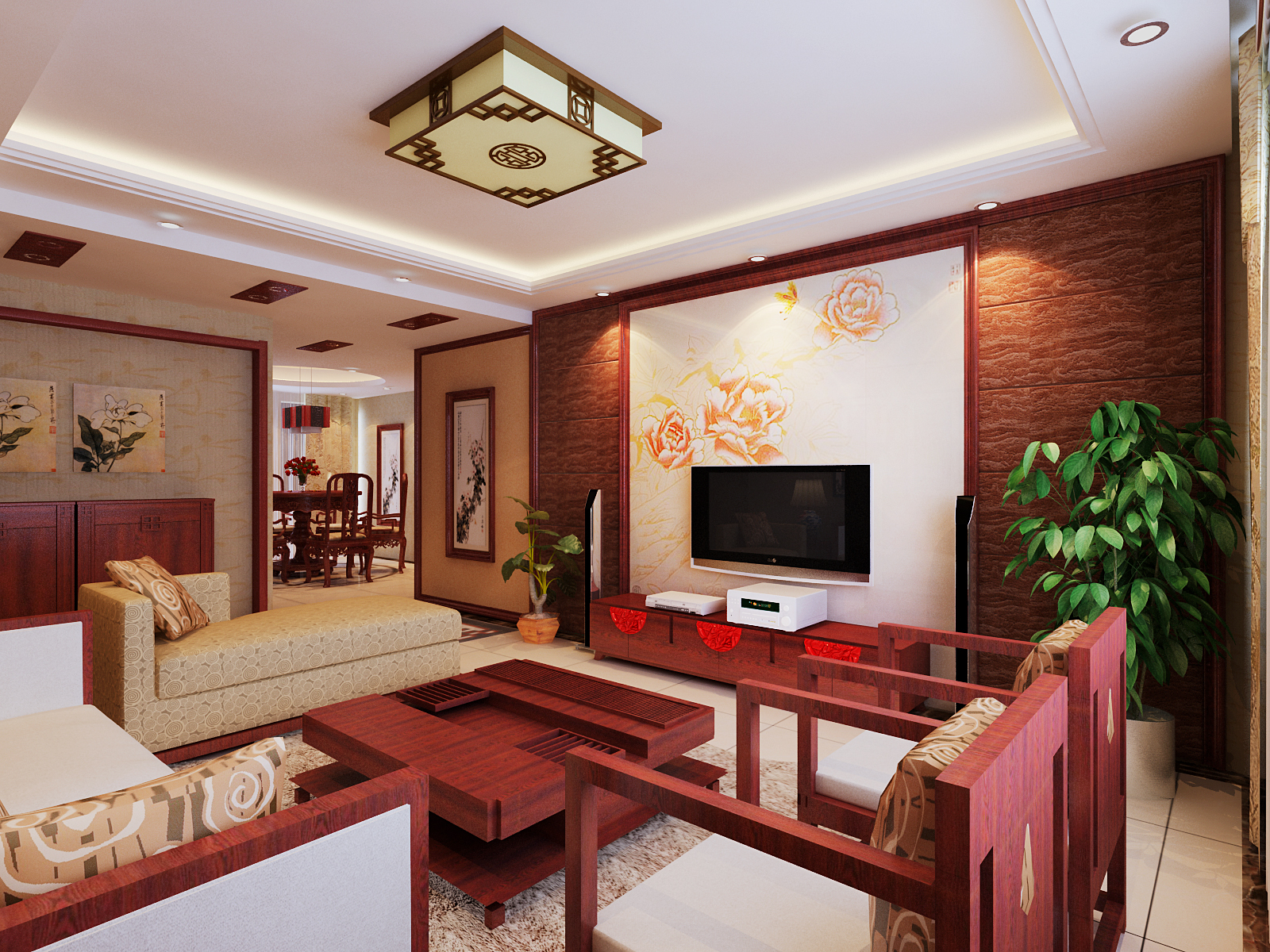 乳胶漆电视背景墙怎样装饰高大上,电视背景墙这样设计真高大上