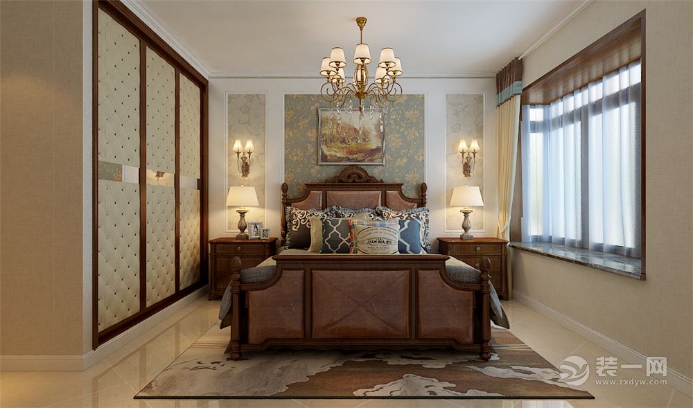 客厅两个展示柜服了！太原保利香槟国际143平，混搭三居室半包7万