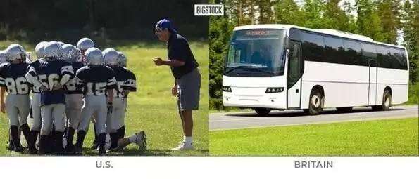 在英国美国有不同叫法的单词,英国和美国不一样的单词