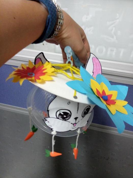 幼儿园第一个手工作品灯笼,幼儿园小朋友制作灯笼美篇