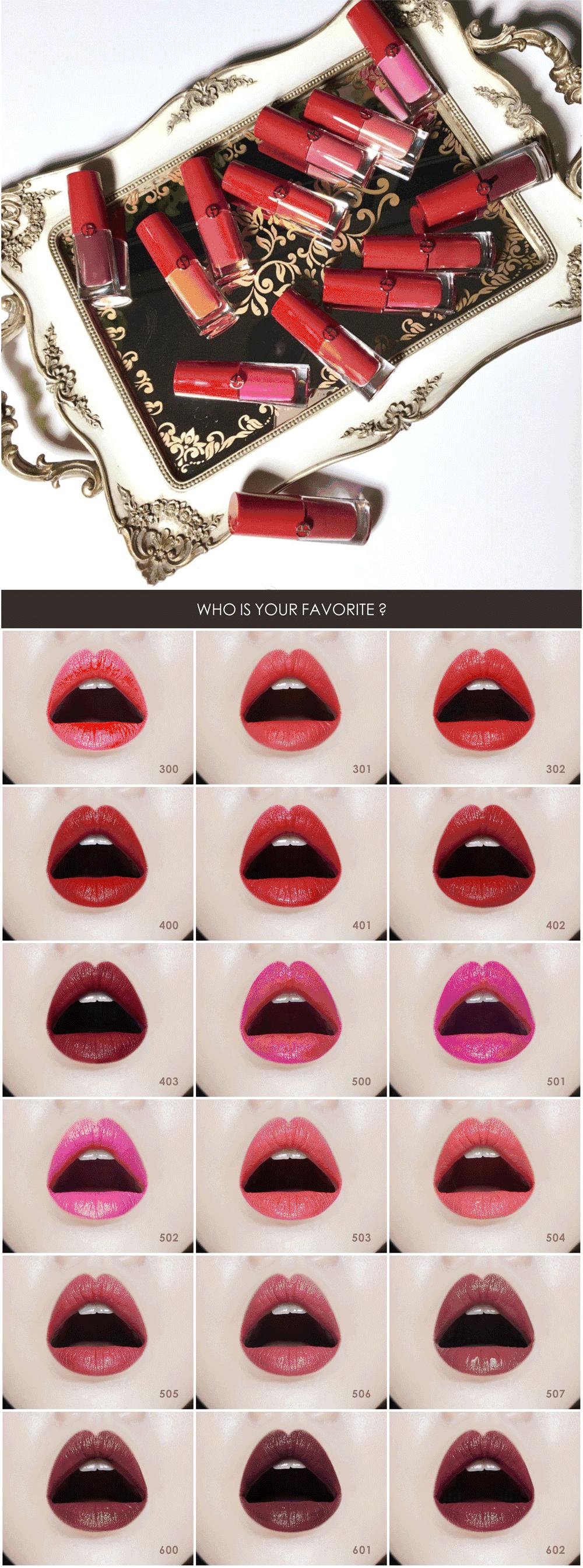 阿玛尼小胖丁最全试色,阿玛尼小胖丁有番茄色吗