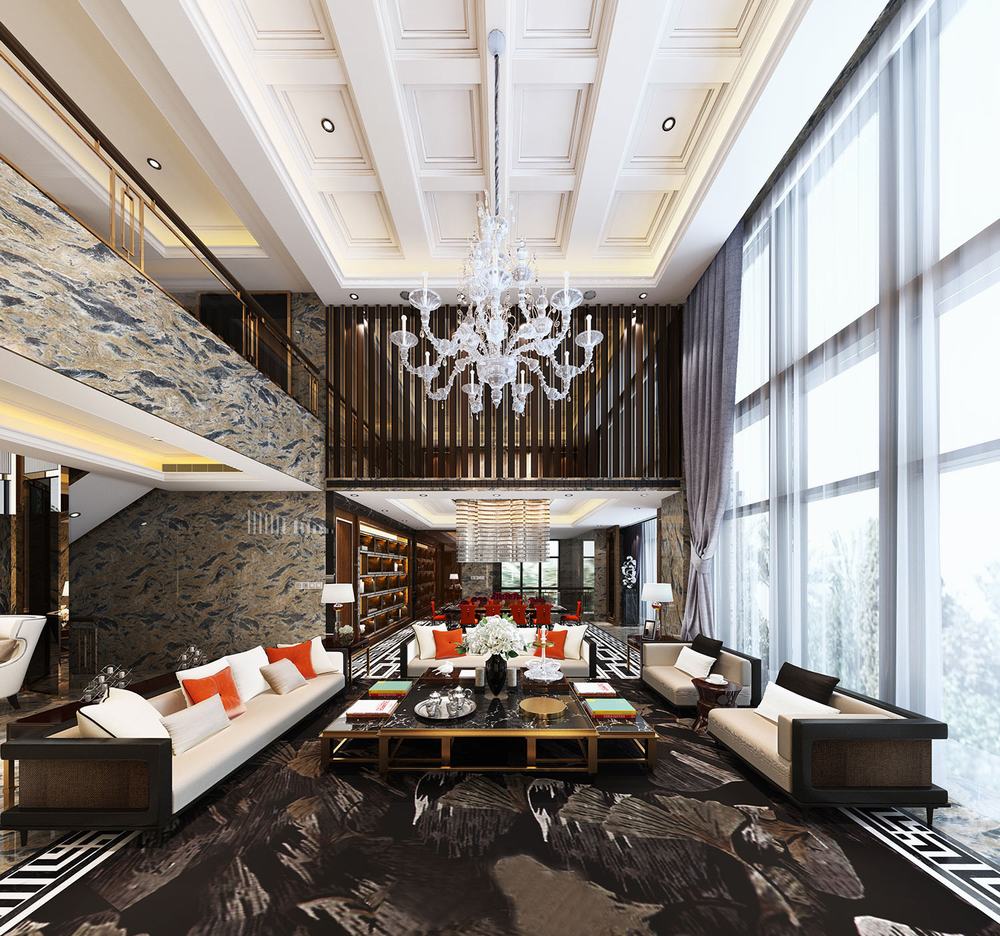 家装室内设计现代风格全套效果图,家装2020效果图欧式