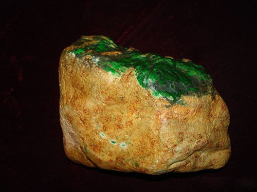 翡翠高货原石欣赏,高货帝王绿翡翠原石欣赏