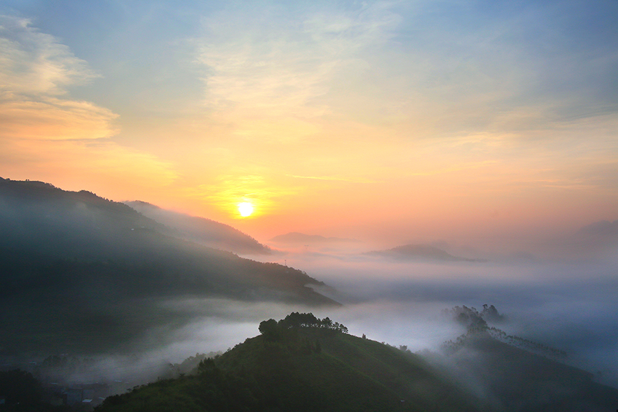 罗定看云海需要什么天气条件,云浮大云山看云海