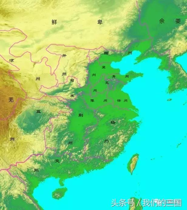 三国版图详解大全,一张图读懂三国演义全集