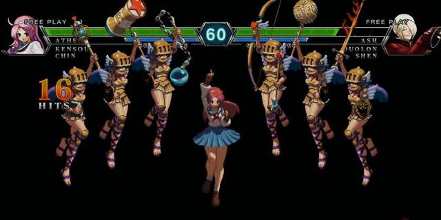 拳皇雅典娜为什么有超能力,拳皇雅典娜50连