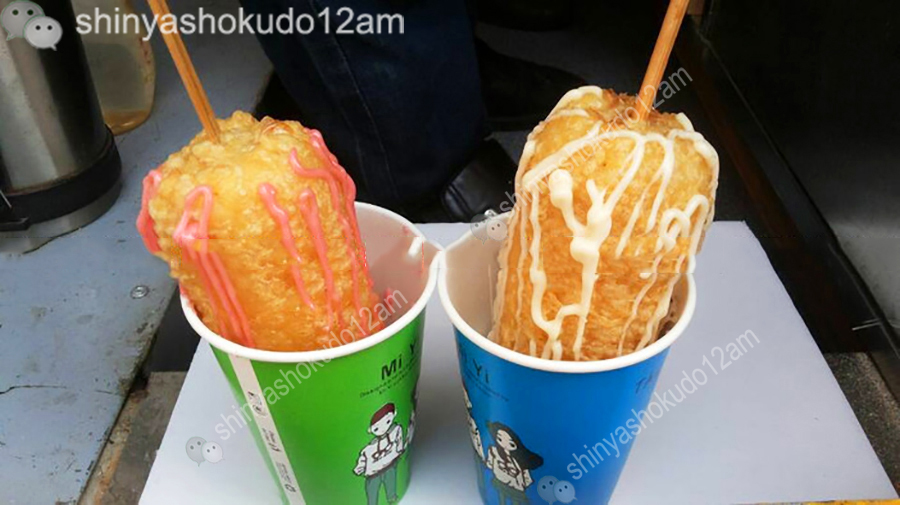 街头小吃玉米芝士,脆皮玉米香肠家常做法