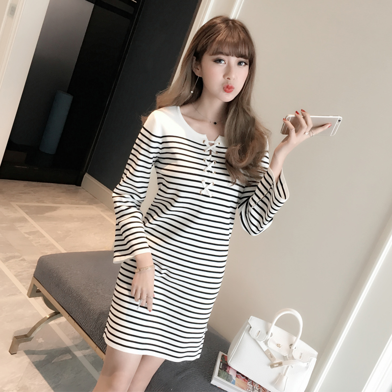 夏季女生时尚显瘦连衣裙甜美洋气 (新款时尚气质穿搭显瘦连衣裙)