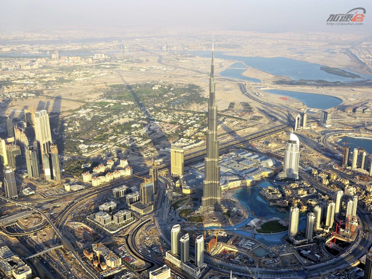 迪拜航拍震撼全景图,迪拜顶级风景图