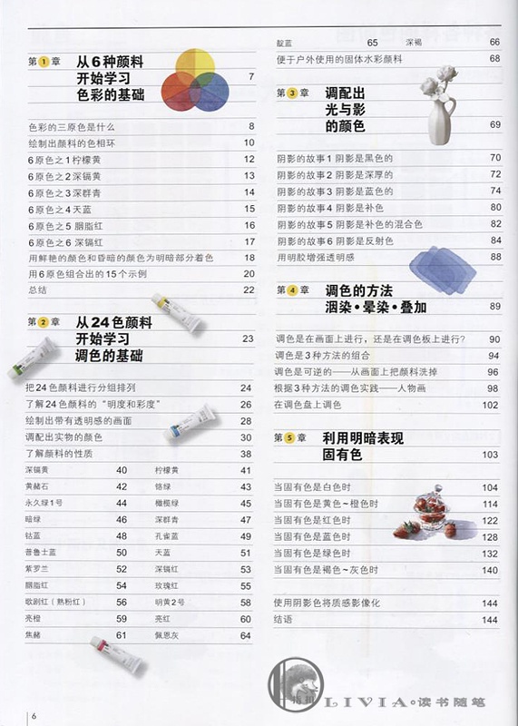 用水彩画达到极致的调色方法的书,水彩画12色颜料调色表大全