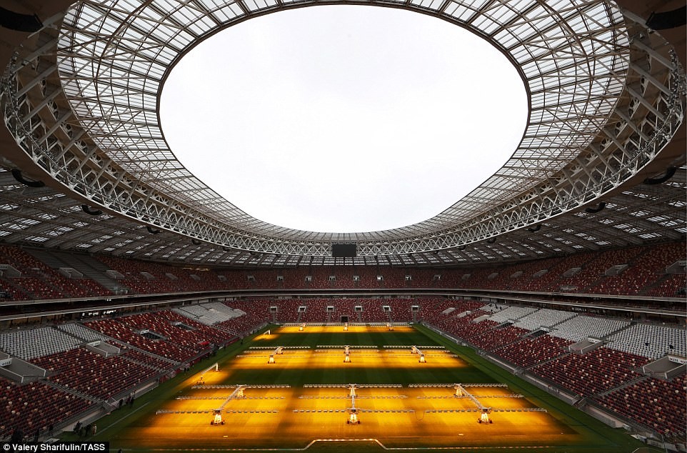 俄罗斯世界杯各球场,2018年俄罗斯世界杯球场分布