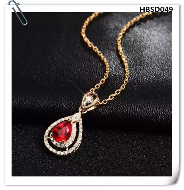 老凤祥红宝石吊坠款式,蓝宝石吊坠经典款式